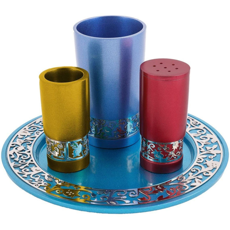 Circle Havdalah Set in Multi Colour by Yair Emanuel