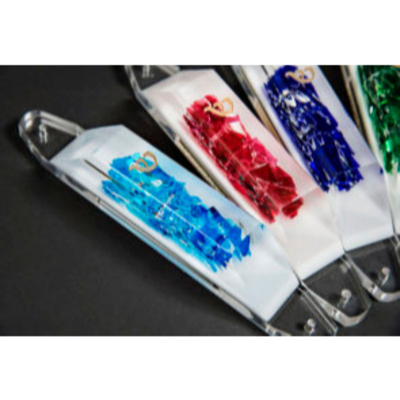 Broken Chuppah Glass Wedding Mezuzah