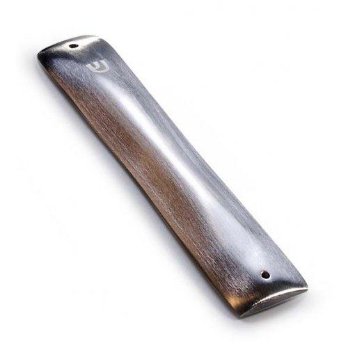 Aluminium/Brass Contemporary Mezuzah - Large by Anat Basanta