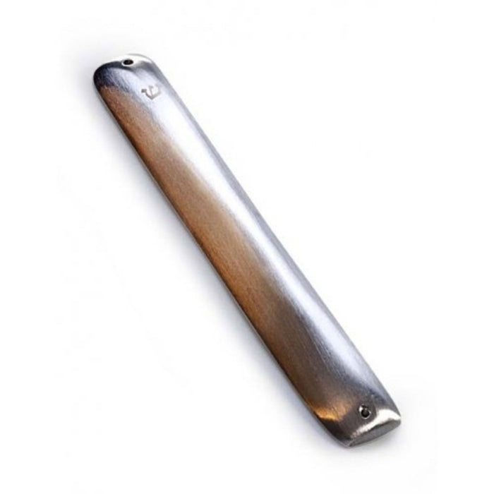 Aluminium/Brass Contemporary Mezuzah - Extra Large by Anat Basanta