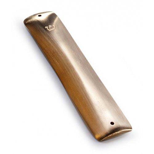 Aluminium/Brass Contemporary Mezuzah - Large by Anat Basanta