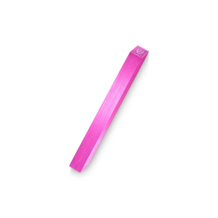 Square Shin Mezuzah in Pink / Purple by Adi Sidler