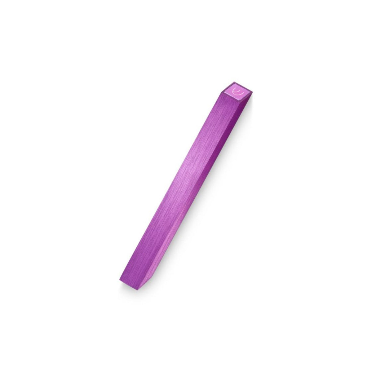 Square Shin Mezuzah in Purple / Pink by Adi Sidler