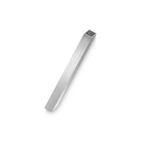 Square Shin Mezuzah in Silver / Grey by Adi Sidler