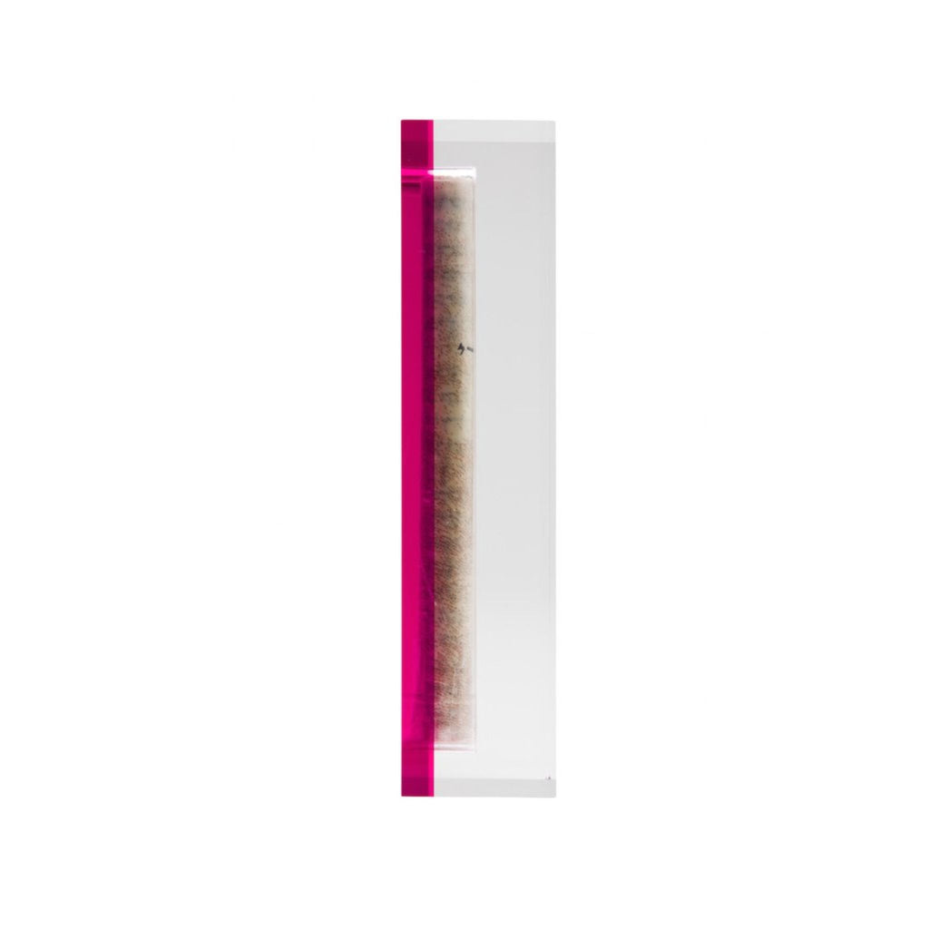 Acrylic Mezuzah in Red by Apeloig Collection