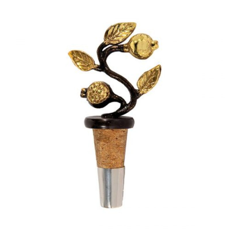 Pomegranate Copper Wine Bottle Stopper by Yair Emanuel