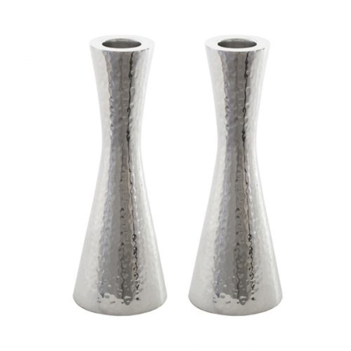 Hammered Large Candlesticks by Yair Emanuel