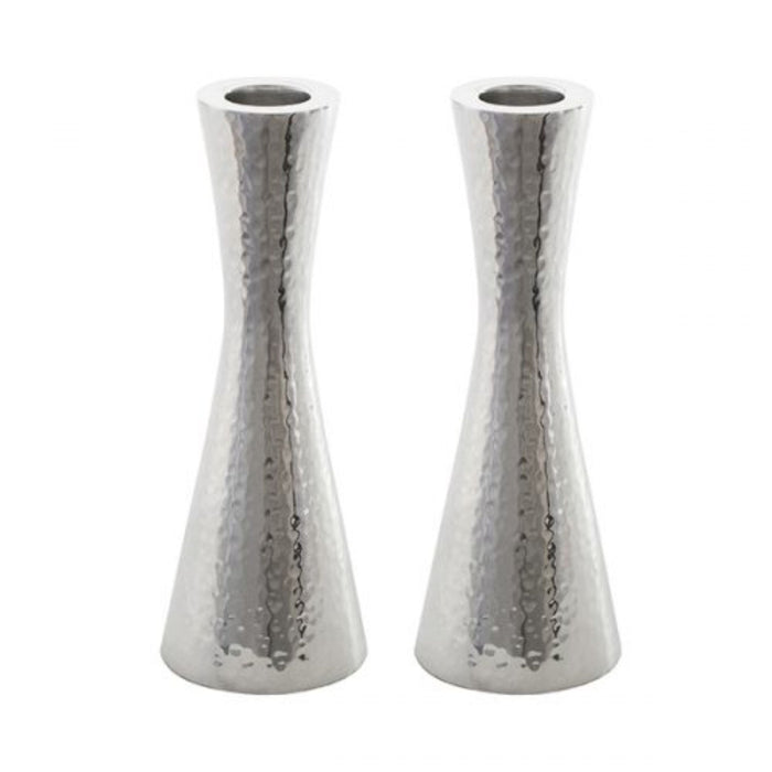 Hammered Large Candlesticks by Yair Emanuel