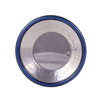 Hammered Kiddush Cup with Pronounced Blue Rings by Yair Emanuel