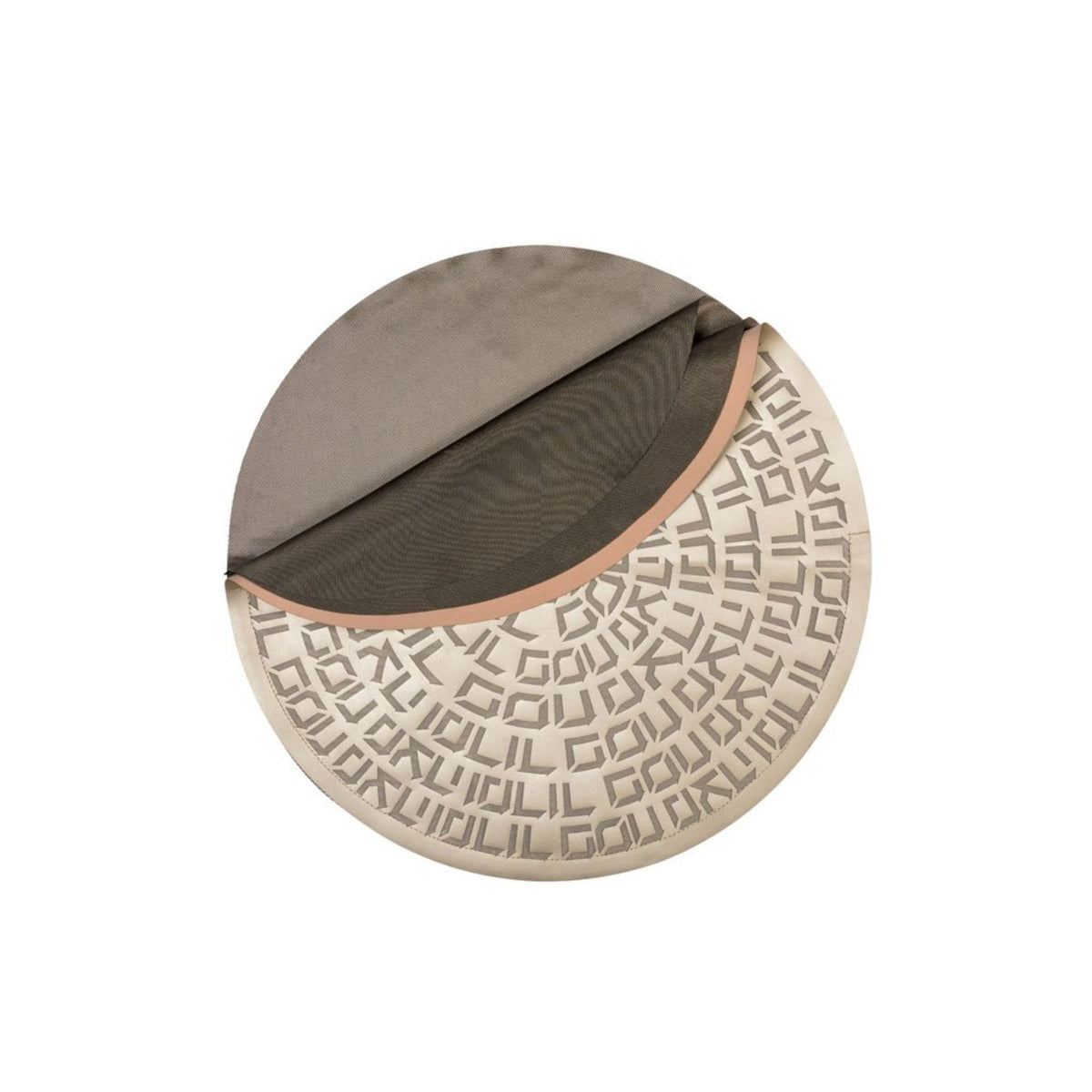 Type Matzah Cover in Gold by Apeloig Collection
