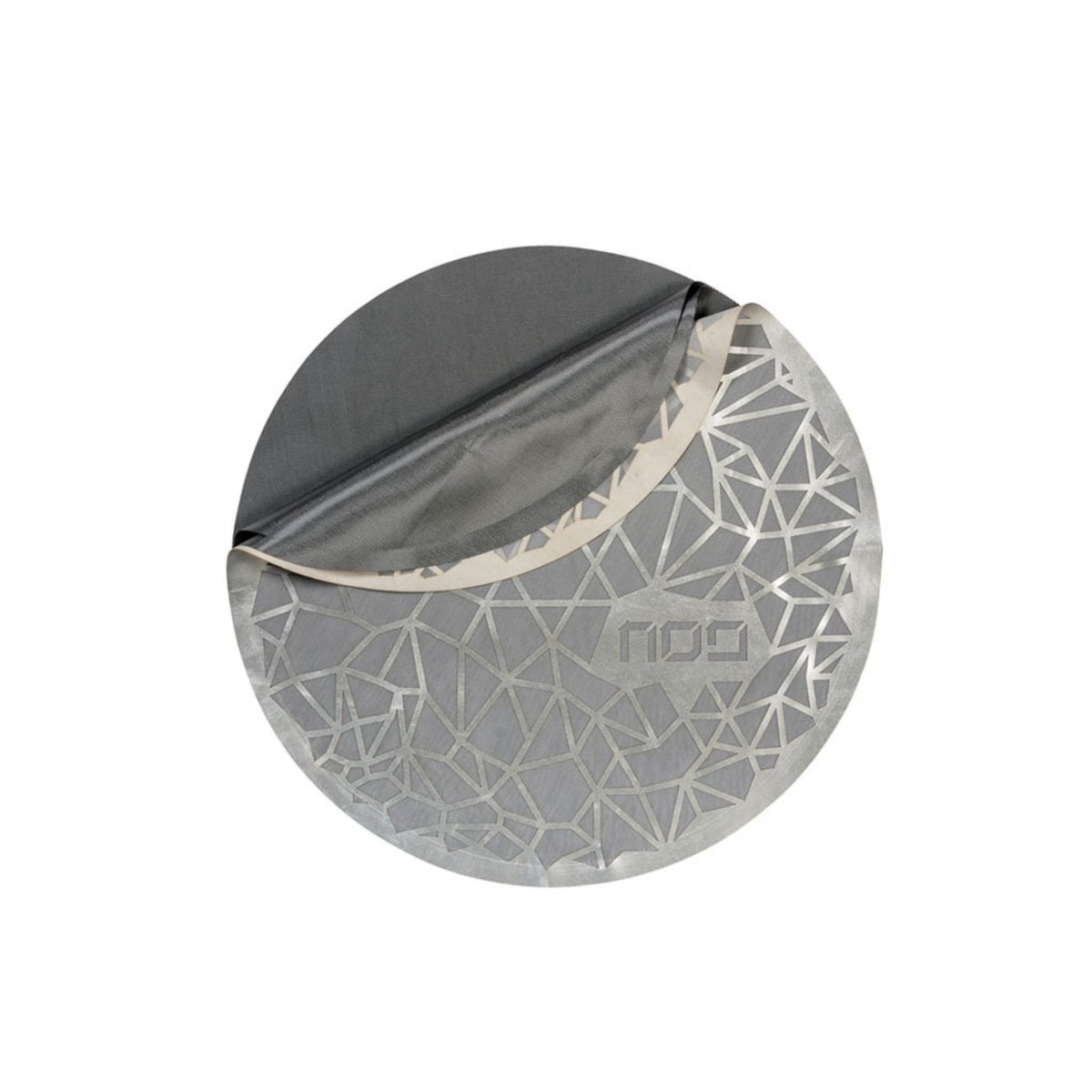 Geometric Matzah Cover in Silver by Apeloig Collection