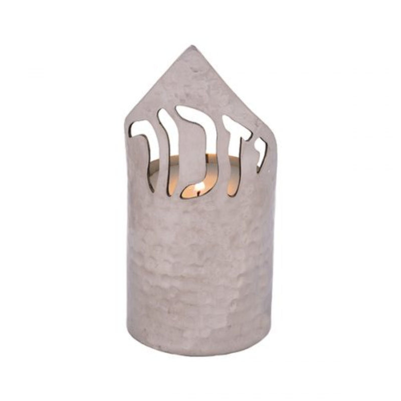 Yahrzeit Memorial Candle Holder "Yizkor" by Yair Emanuel