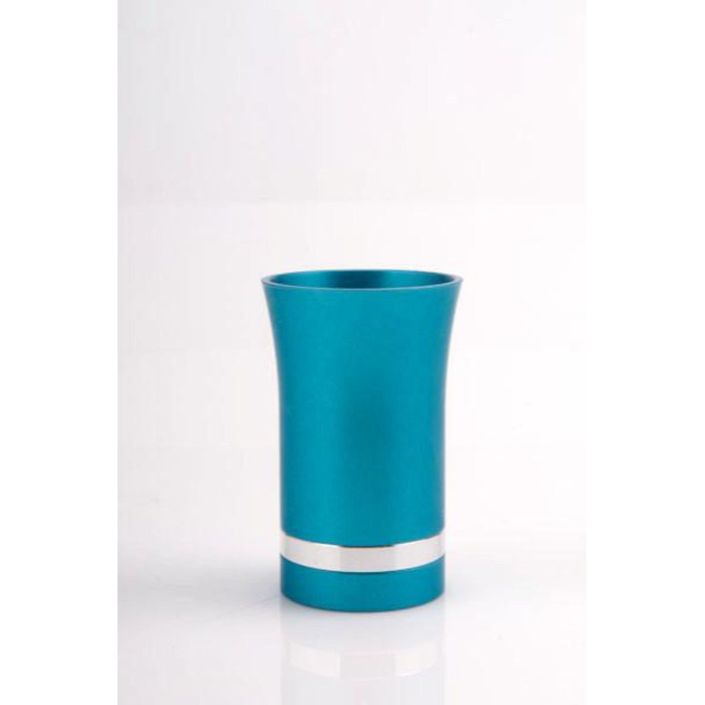 Small Kiddush Cup in Teal by Agayof