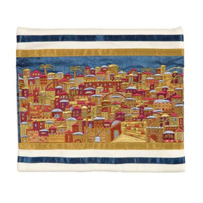 Jerusalem Multicolour Tallit Bag by Yair Emanuel