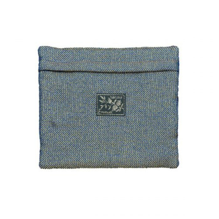 Pure Linen Blue & Light Blue Tefillin Bag by Yair Emanuel