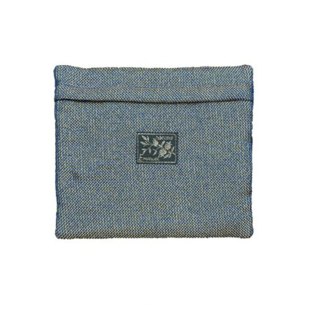 Pure Linen Thick Materials in Blue & Light Blue Tefillin Bag by Yair Emanuel