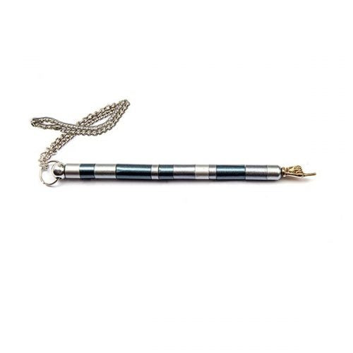 Striped Torah Pointer in Black, Silver, Grey by Yair Emanuel