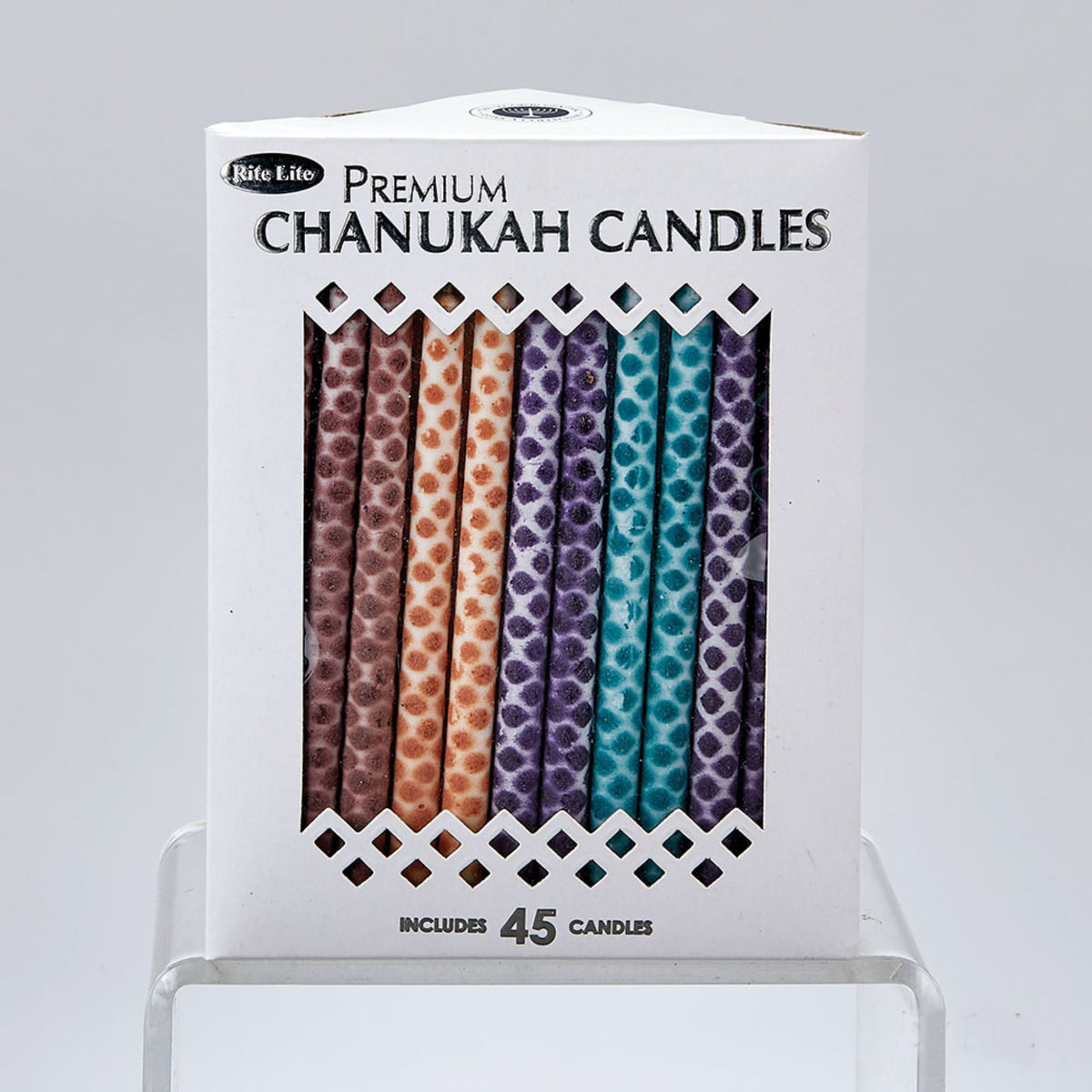 Premium Chanukah Candles - Hand Decorated