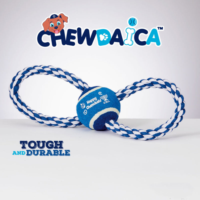 Chewdaica™ Chanukah Rope Dog Toy