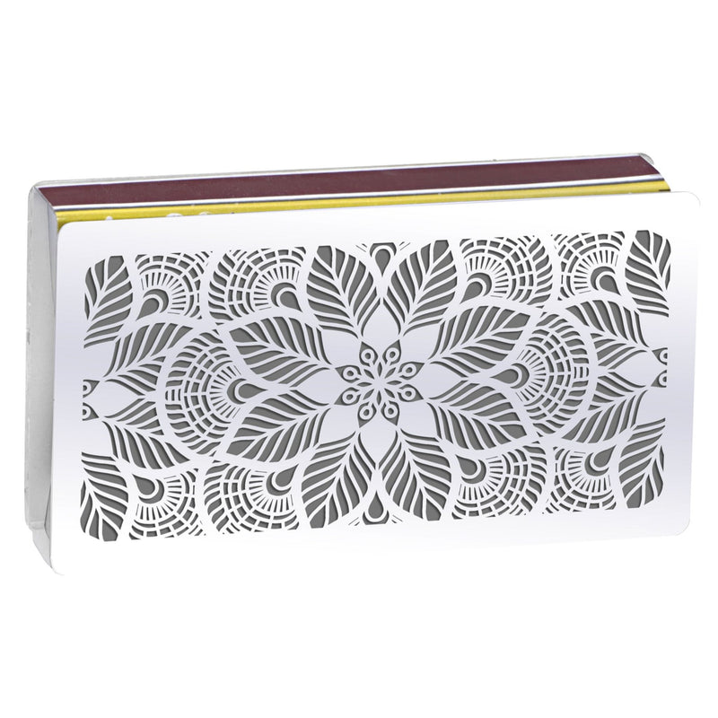 Large Laser Cut Out Match Box Cover with Flowers by Dorit