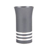 Kiddush Cup in Grey with Silver Coloured Rings by Agayof