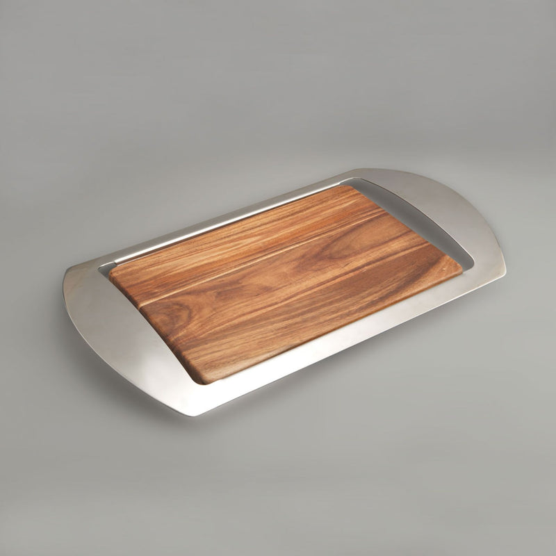 Rectangle Challah Board by Nambe