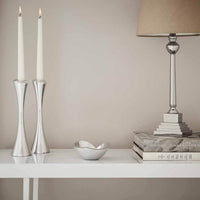 Aquila Shabbat Candlesticks by Lou Henry for Nambé