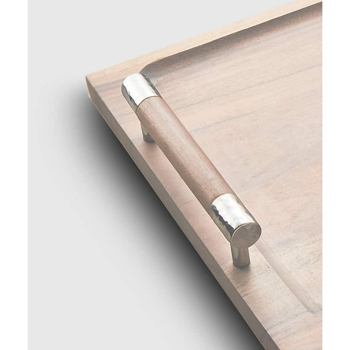 Sierra White Washed Wood Challah Tray/Board by Mary Jurek