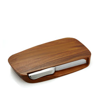 Blend Challah Board with Knife by Nambe