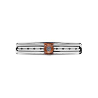 Classic Acacia Wood and Silver Plate Chanukiah by Nambé