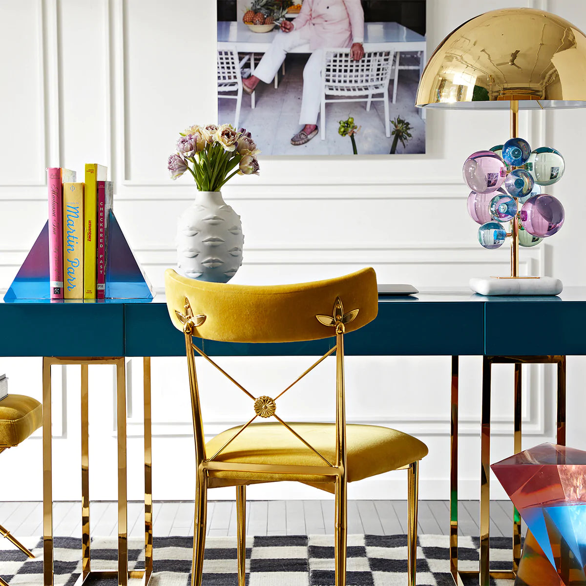 Gala Round Vase by Jonathan Adler
