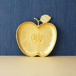 Rosh Hashanah Apple Plate in Gold by Michael Aram