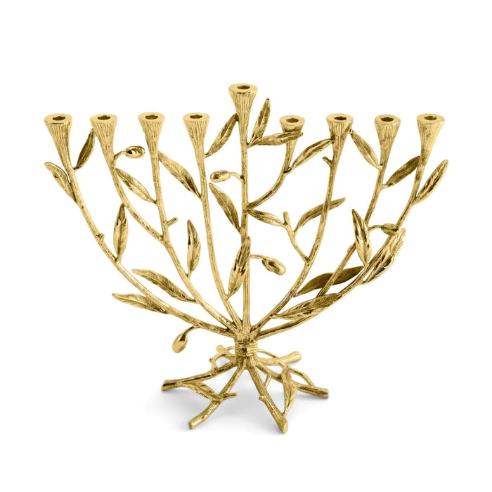 Olive Branch Chanukiah by Michael Aram