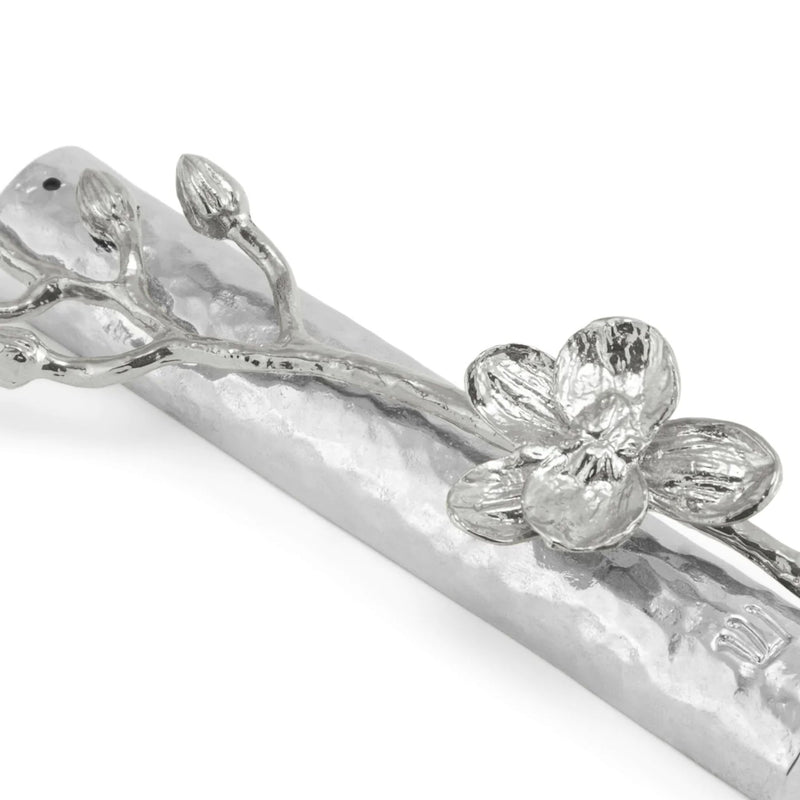 White Orchid Mezuzah by Michael Aram