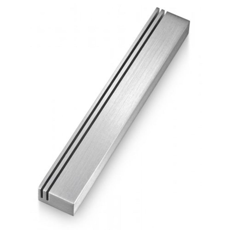 Vertical Track Mezuzah in Silver by Adi Sidler