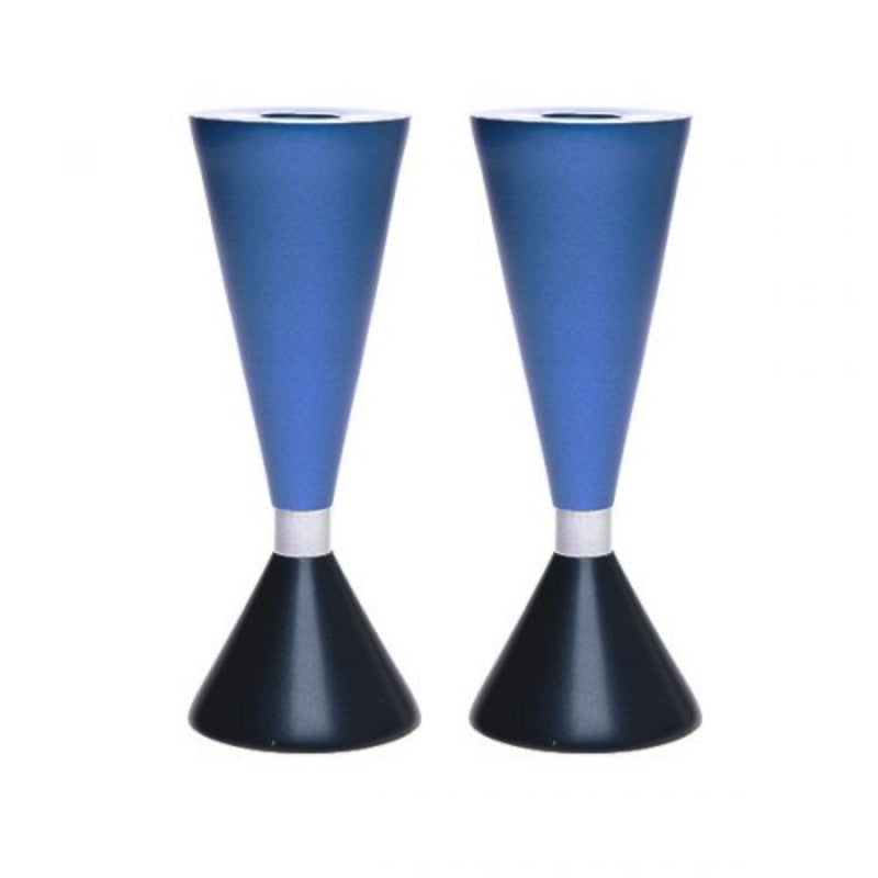 Two Sided Candlesticks in Blues by Yair Emanuel