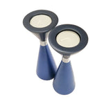 Two Sided Candlesticks in Blues by Yair Emanuel