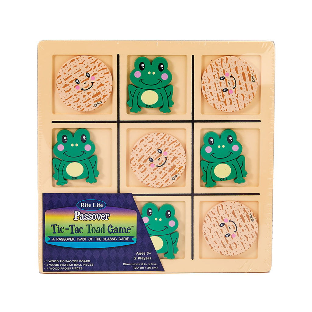 Tic Tac Toad Wood Game