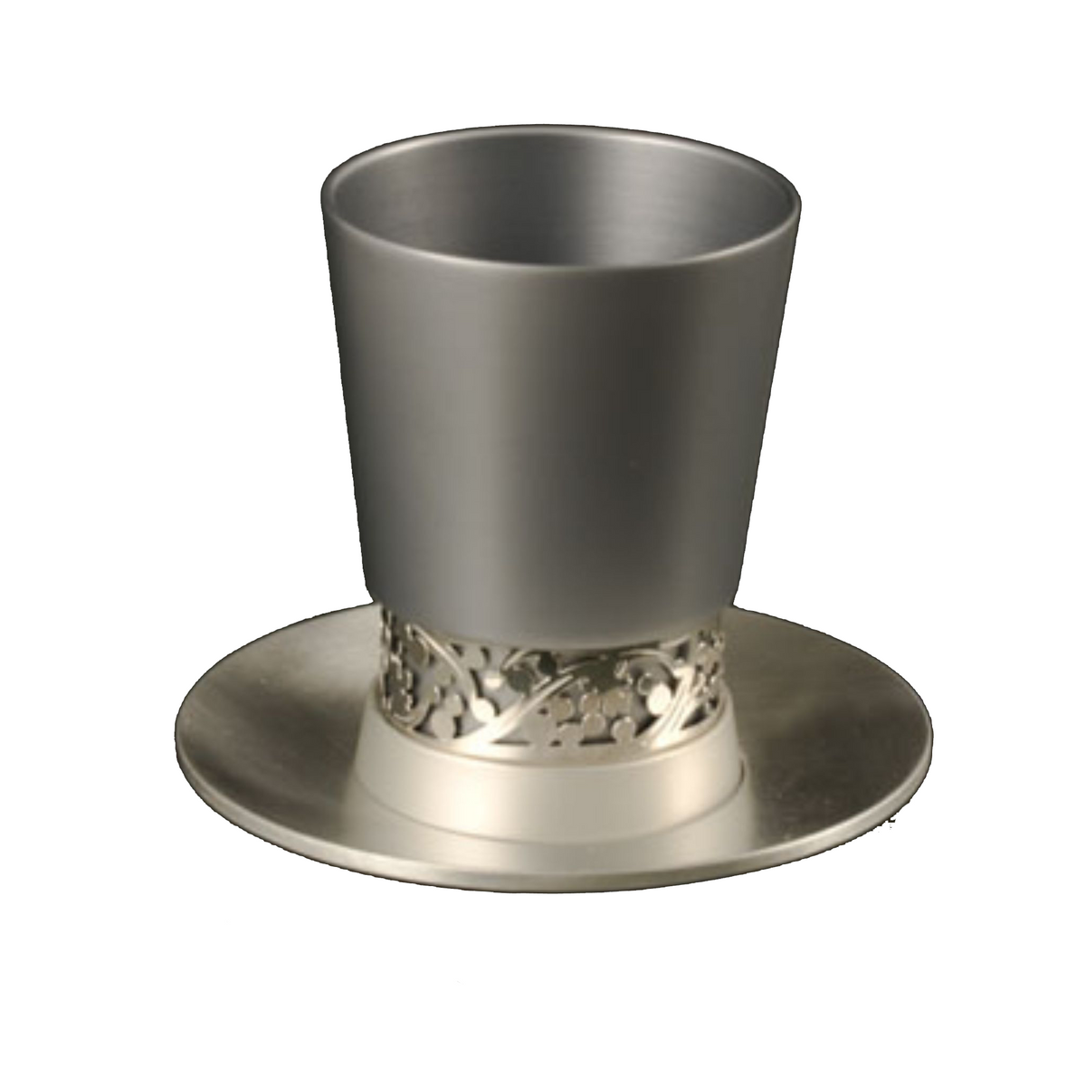 Kiddush Cup and Plate by Lev Schneiderman