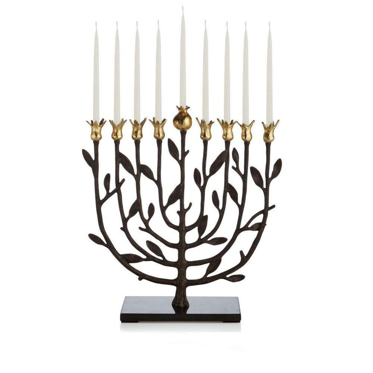 Pomegranate Chanukiah/Menorah by Michael Aram