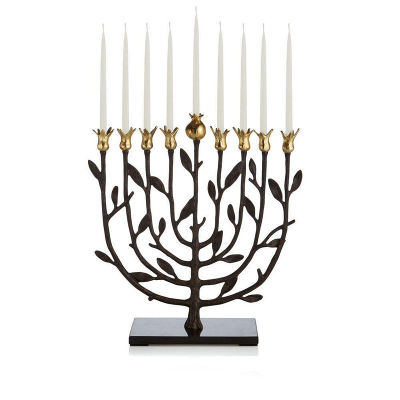 Pomegranate Chanukiah/Menorah by Michael Aram