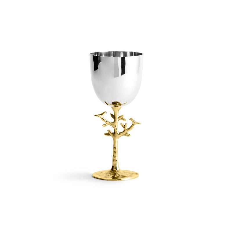 Tree of Life Kiddush Cup Gold by Michael Aram