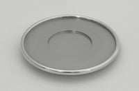 Modern Kiddush Cup and Plate in Grey by Nadav Art