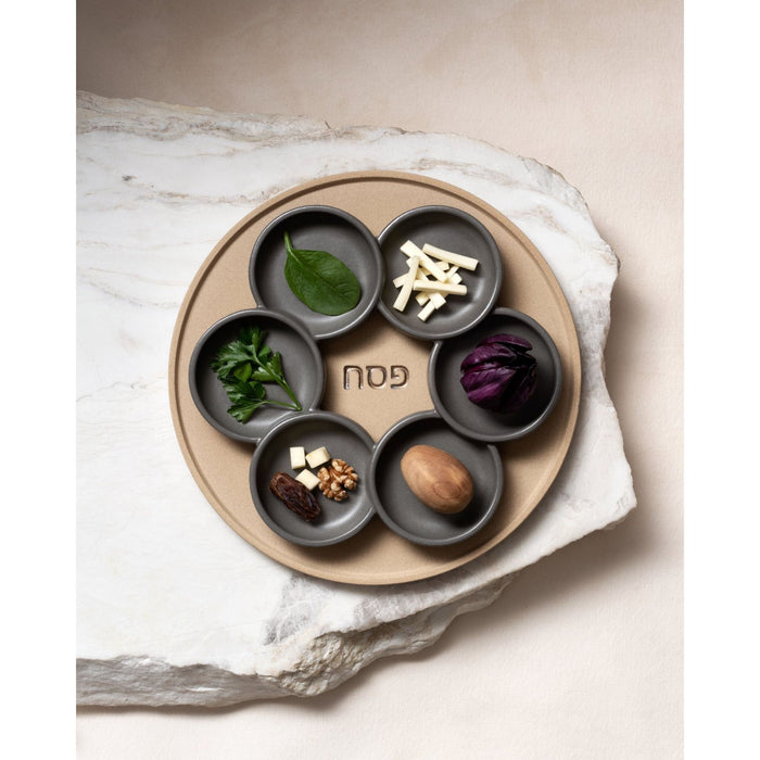 Stoneware Seder Plate by Via Maris
