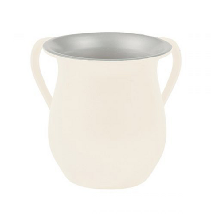 Netilat Yadayim Cup - Matt Textured White by Yair Emanuel